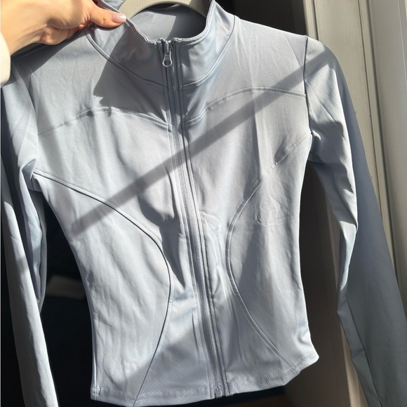 Women's Light Blue Jacket - Picture 3 of 8